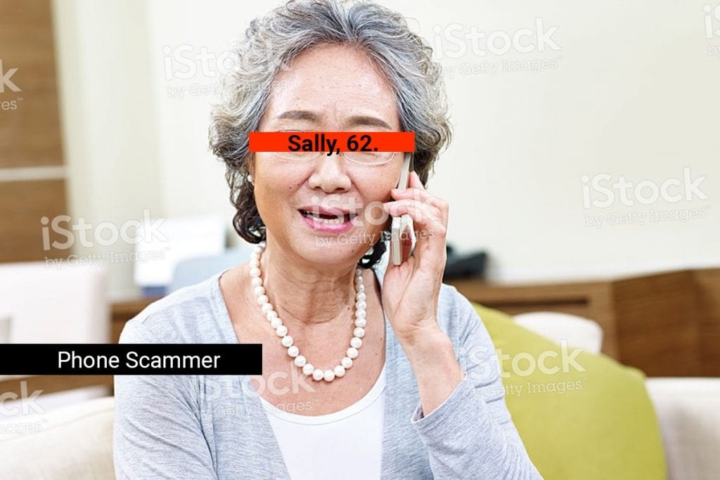 Sally phone scammer